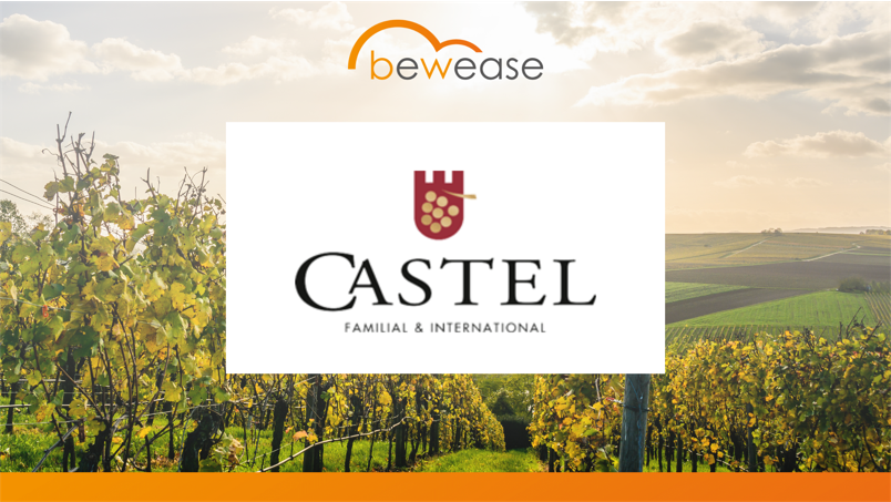 La branche vin de CASTEL choisit bewease pour sa comptabilité matières