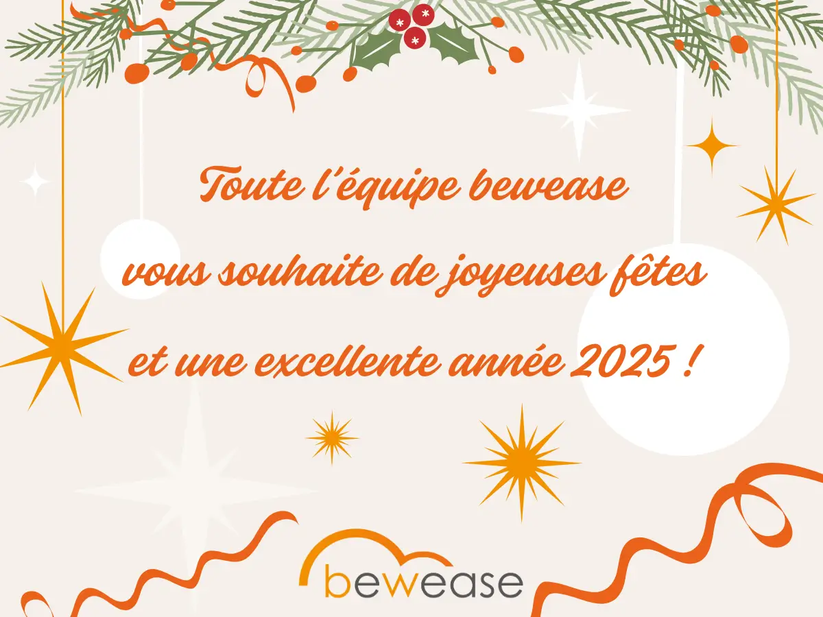 bewease leader logiciel de comptabilité matières alcool  vous souhaite une bonne année 2025 !